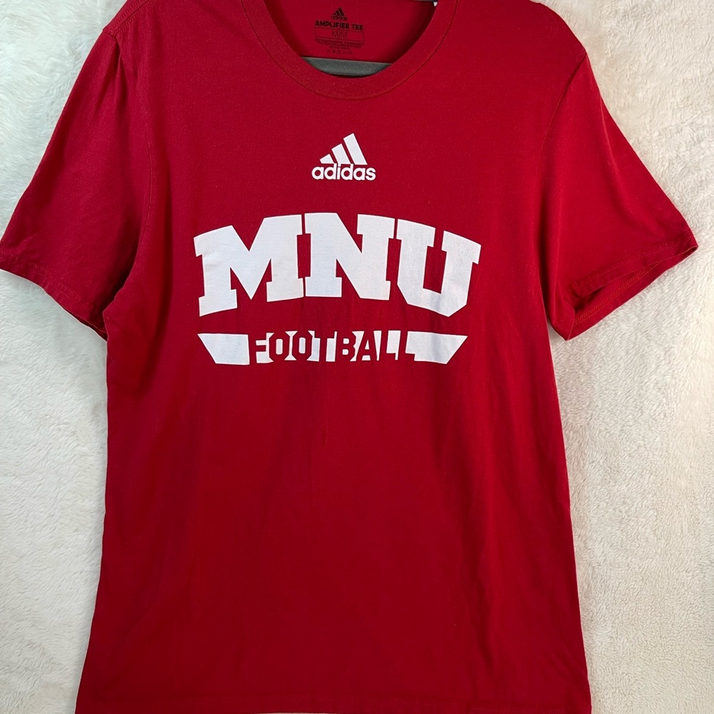 Adidas Amplifier Tee in Bold Red